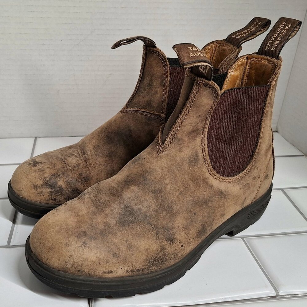 Blundstone #585 Classic Boots Rustic Brown Leather Women’s Size 5.5 AU (~8 W US)